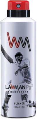 

LAWMAN PG3 Flicker Deodorant Spray - For Men(210 ml)