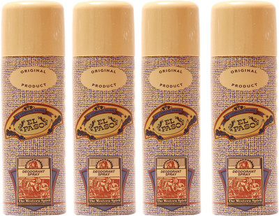 

Lomani Elpaso Deodorant Spray - For Men & Women(800 ml, Pack of 4)