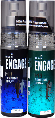 14 OFF on Engage m2 m3 Perfume Body Spray For Men 240 ml Pack
