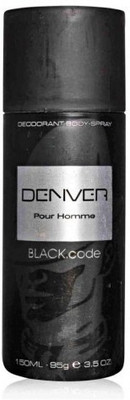 

Denver Black-Code Deodorant Spray - For Men(100 ml)