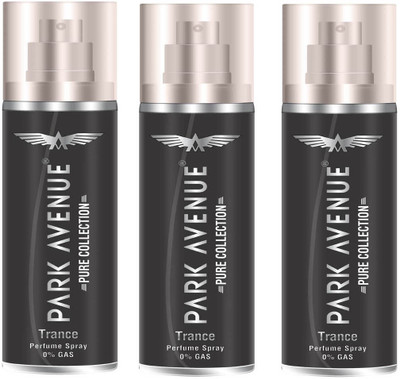 

Park Avenue Trance Pure Collection Combo Body Mist - For Men(135 ml, Pack of 3)