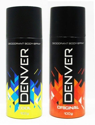 

Denver Cool,Original Body Spray - For Men(200 g, Pack of 2)
