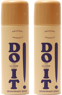 

Lomani Do It Deodorant Spray - For Men & Women(400 ml, Pack of 2)