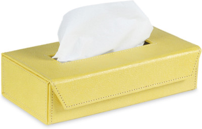 

Eco-Leatherette TB 1 Compartments Eco Leather Tissue Box Holder(Yellow)