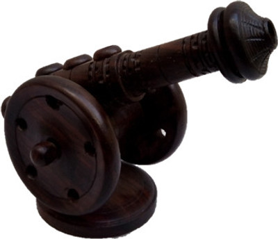 

JaipurCrafts Designer 2 Compartments Wooden Pen Stand(Black)
