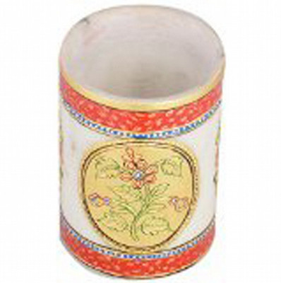 

KSC International 1 Compartments Marble PEN Holder(Multicolor)