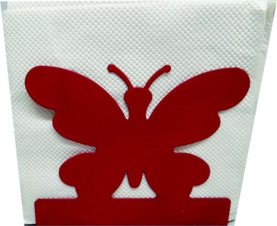 

LoveHome 1 Compartments IRON TISSUE HOLDER(Red)