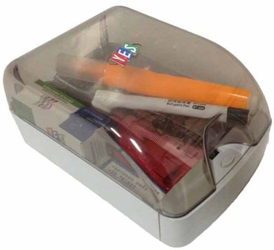 

Y.E.S Executive Series 1 Compartments Plastic Desk Organizer Set(Grey)