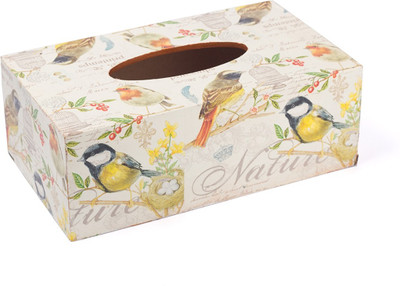 

IAM 1 Compartments Wood Tissue Box(Multicolor)