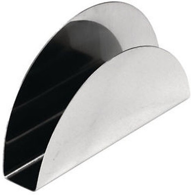 

Dynore Half Moon 1 Compartments Stainless Steel Napkin Holder(Steel)
