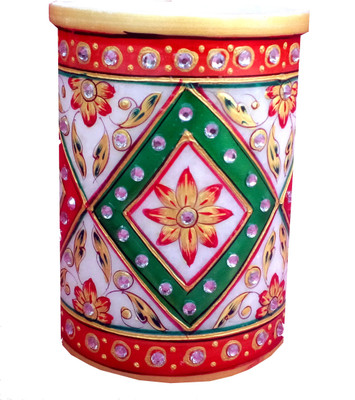 

Chitra Handicraft CHPS_5555 1 Compartments Marble Pen Stand(Multicolor)
