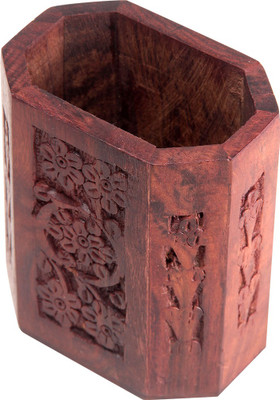 

Fab Handicraft 1 Compartments WOODEN PEN HOLDER(Brown)