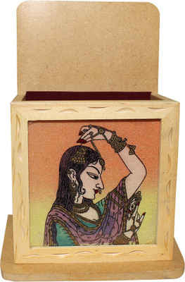 

Niirali 1 Compartments Wooden Mobile Holder(Multicolor)