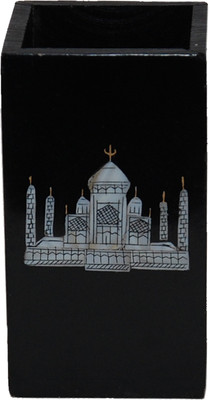 

MNE 1 Compartments MARBLE PEN HOLDER(Black)