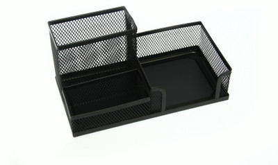 

Y.E.S 1 Compartments Metal Pen Stand(Black)