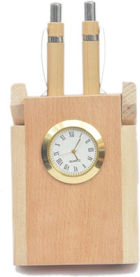 

Artist Haat RWA0086 1 Compartments Wood Pen Holder(Brown)
