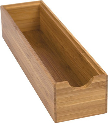 

Howards Drawer Organizer 1 Compartments Bamboo Multipurpose Tray(Beige)