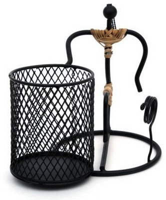 

Hapuka Pen Stand 1 Compartments Wrought Iron Pen Stand(Black)