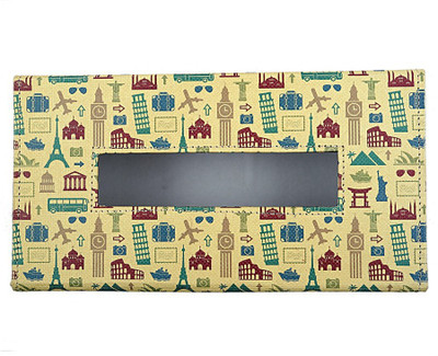 

The Crazy Me 1 Compartments Eco-Friendly leatherette Tissue Box Holder(Multicolor)