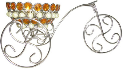 

MDIS Impex 1 Compartments matel RIKSA METAL FRUIT BASKET(White)