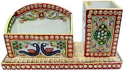 

Etsi Bitsi 2 Compartments Marble Stationary Holder(Multicolor)