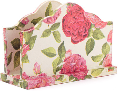 

IAM 1 Compartments Wood Napkin Holder(Multicolor)
