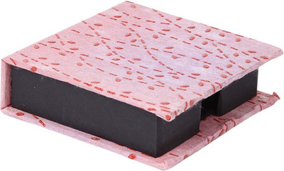 

Kusurikraft 1 Compartments Paper Slip Box(Pink, Red)