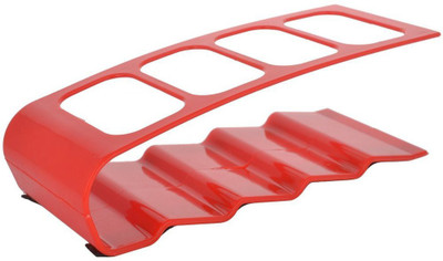 

Magma Store 4 Compartments Plastic Remote Stand(Red)
