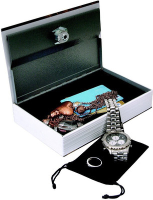 

HitPlay Dictionary Safe 1 Compartments Steel Storage Box(Black)