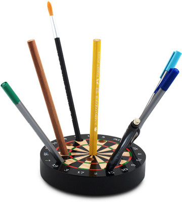 

Poppadum Art P 10 Compartments Wooden Pen Stand(Multicolor)