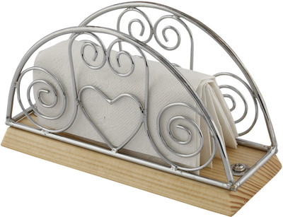 

Exquisite Wooden 1 Compartments Wood Napkin Holder(Brown)