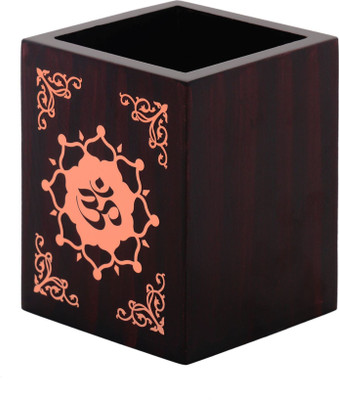 

Mad(e) in India 1 Compartments MDF Pen Stand(Multicolor)