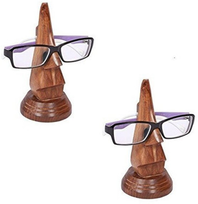 

Onlineshoppee 2 Compartments Wooden Spectacle Holder(Brown)