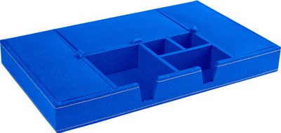 

Eco-Leatherette Regular 7 Compartments Leatherette Office Tray(Denim blue)