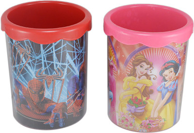 

Saamarth Impex 2 Compartments Plastic Pen Stand(Multicolor)