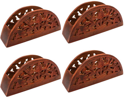 

VISHAL INDIA MART 1 Compartments Wood Napkin Holder(Brown)