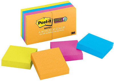 

Post-It 0 Compartments Paper Sticky-Notes(Multicolor)