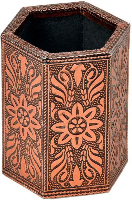 

Sovam 1 Compartments Wooden Pen Stand(Brown)