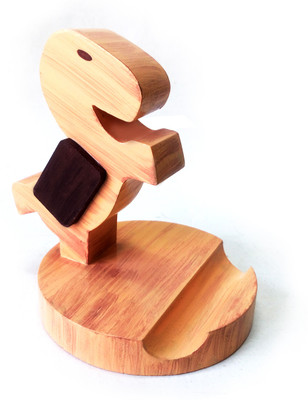 

Uniqkrafts 1 Compartments Horse Shaped Wooden Mobile Holder(Beige, Wooden)