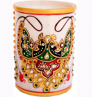 

KSC International 1 Compartments Marble PEN Holder(Multicolor)