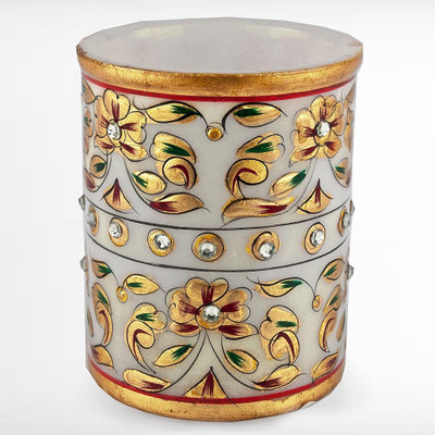 

KSC International 1 Compartments Marble PEN Holder(Multicolor)