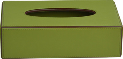 

State of the Art 1 Compartments Leather Tissue Box Cover(Green)