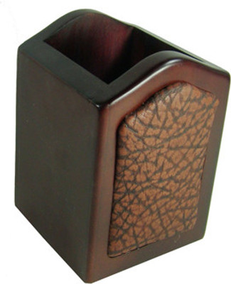 

Essart T-25B 1 Compartments Wooden Pen Holder(Brown)