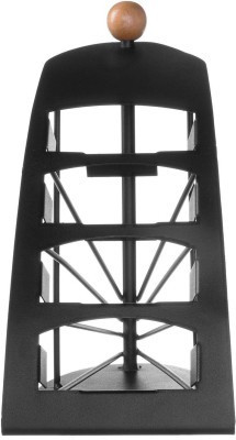 

Empreus 4 Compartments Metallic Multi Remote Stand(Black)