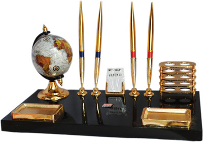 

Kebica Executive 6 Compartments Plastic Pen Stand(Multicolor)