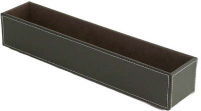 

Howards Drawer Organizer 1 Compartments Faux Leather Multipurpose Tray(Brown)