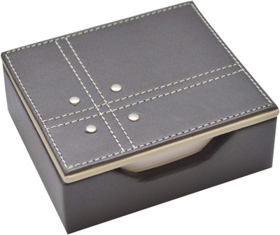 

Knott Executive 1 Compartments Faux Leather Slip Holder With Slips(Brown)