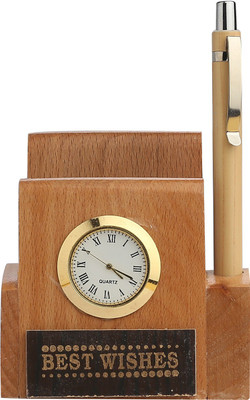 

Pinkspark 1 Compartments Pine wood Pen holder(Natural)