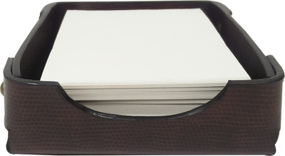 

Essart 1 Compartments Leather Slip Box(Brown)