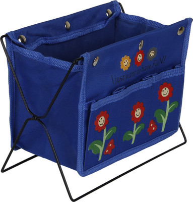 

Urbanlyfe Desk 1 1 Compartments Polyster Letter Holder(Blue)